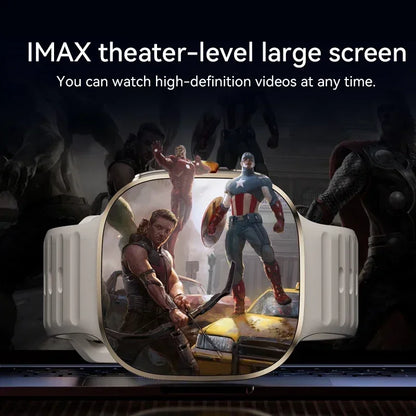 Smartwatch 4G 5G With SIM Card Android AMOLED Display GPS Rotating Camera Fall 2025 Gift