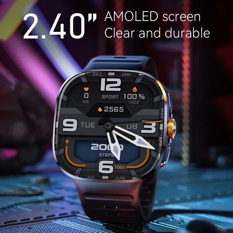 Smartwatch 4G 5G With SIM Card Android AMOLED Display GPS Rotating Camera Fall 2025 Gift