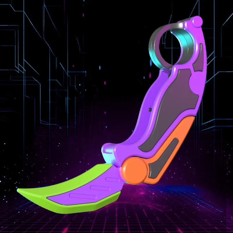 Fidget Knife Gravity Claw 3D Printed Butterfly Toys