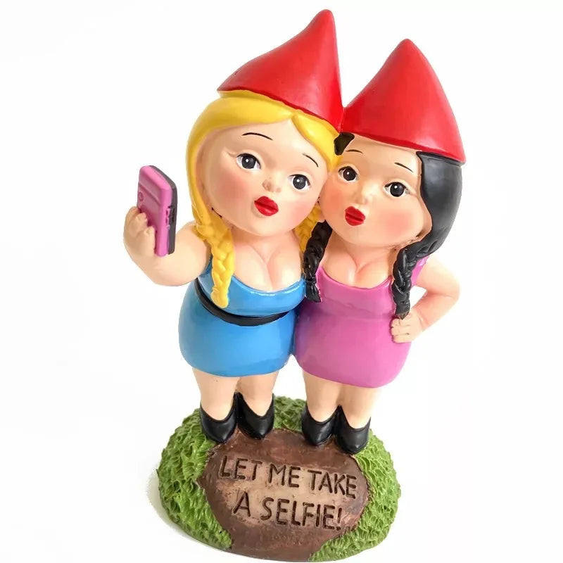 Ornamenti Natalizi Statue Nani da Giardino Gnomi Cartone Animato Set da 1 a 2 Pezzi Idea Regalo Decorazione Festiva 2026