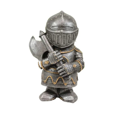 Set statue cavaliere da giardino decorazione medievale collezione gnomi autunno 2026 tendenza