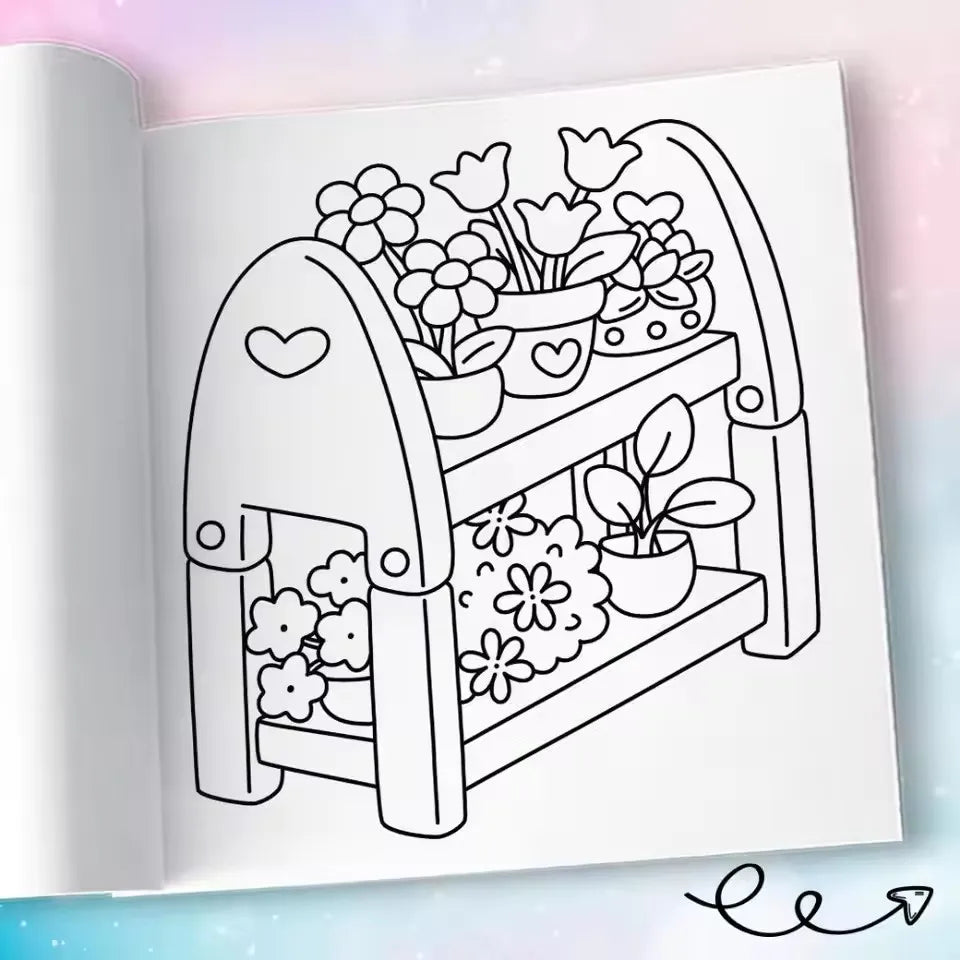 Adult Coloring Book Bold And Easy Cute Patterns Relaxing Gift For Birthday And Party Fall 2025