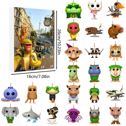 Calendario de Adviento 24 Días Recuerdo Navideño Italian Brainrot