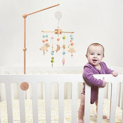 Hot Air Balloon Crib Mobile Newborn Sensory Toys Soothing
