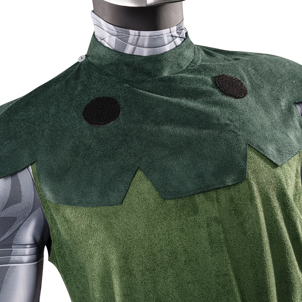 Doctor Doom cosplay-kostyme sett kappe maske Halloween 2025