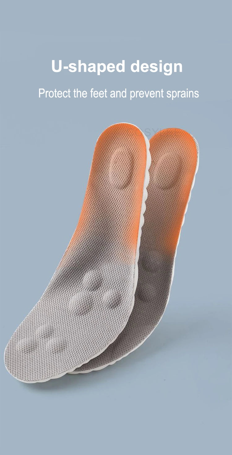 Sport Latex Insoles with Arch Support – Breathable Cushion Plantar Fascia Insole
