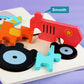 Wooden Puzzle Montessori Animals Educational Toy for Kids