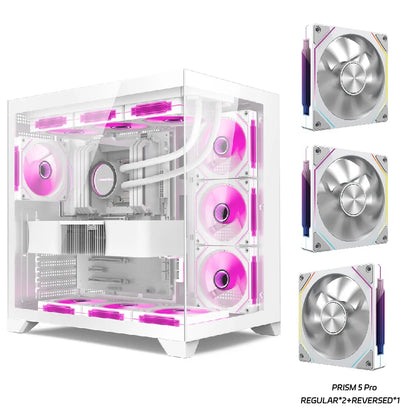 Boîtier PC Gaming Dreamland Pro ATX Double Verre Châssis 360mm