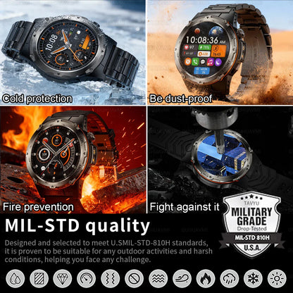 GPS Sports Smart Watch With AMOLED Display Compass NFC HD Calls Waterproof 500mAh Battery Fall 2025 Outdoor Trend