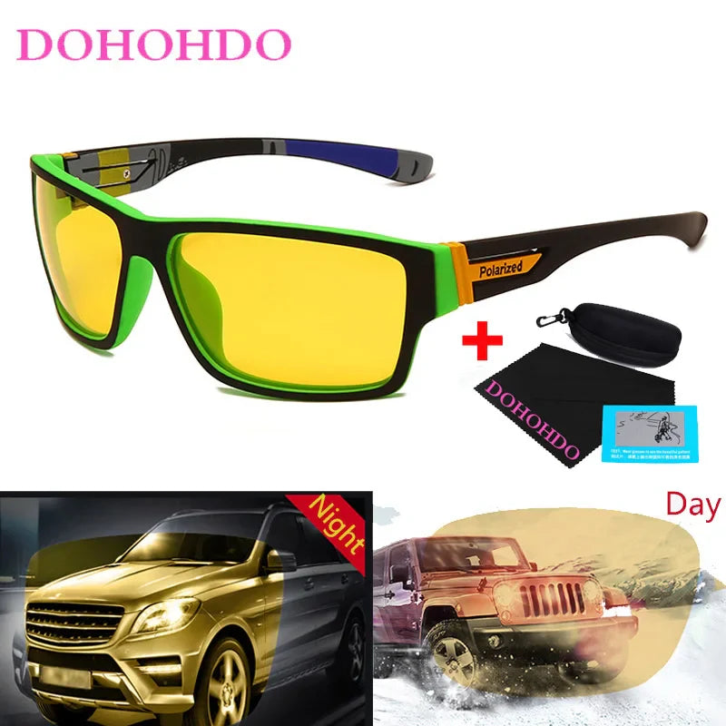 Night Vision Sunglasses Polarized Lenses For Night Driving UV400 Anti Glare Unisex Fall 2025