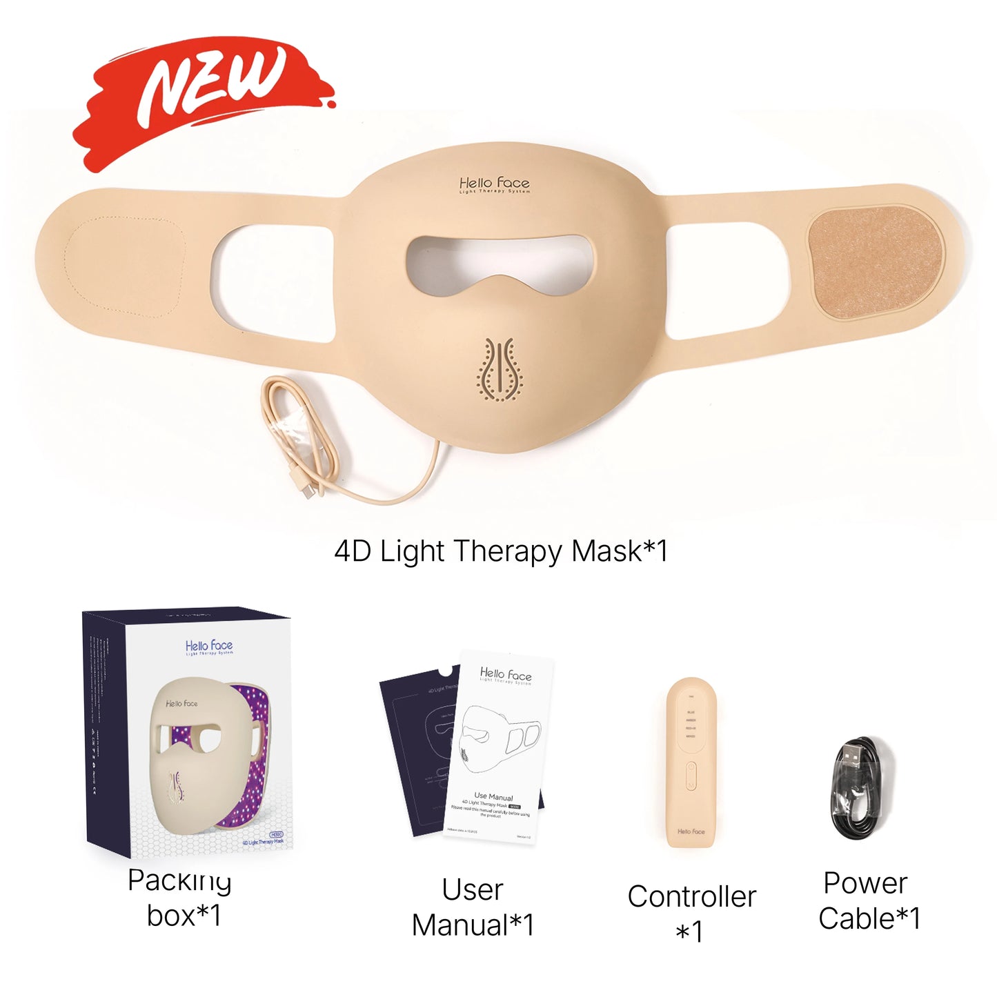 LED Light Therapy Mask 4D Facial Device Anti Aging And Acne Care Fall 2026 Skincare Trend