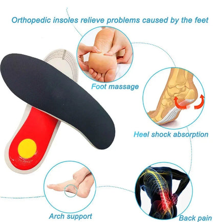 Orthopaedic Shock Absorbing Insoles With Arch Support Plantar Fascia Insole