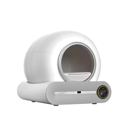 Automatic Cat Litter Box 65L Capacity Self Cleaning Fully Enclosed Cat Toilet Odor Control Smart Home 2025