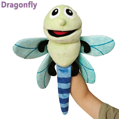 Marionette da dito insetto set di burattini in peluche per bambini personaggi insetti in cotone educativo regalo per il ritorno a scuola 2025