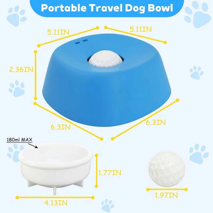 Anti-Slip Slow Feeder Dog Bowl – Ball-Shaped Lick Mat Anti-Choke Design, Pet Feeding Gift 2026