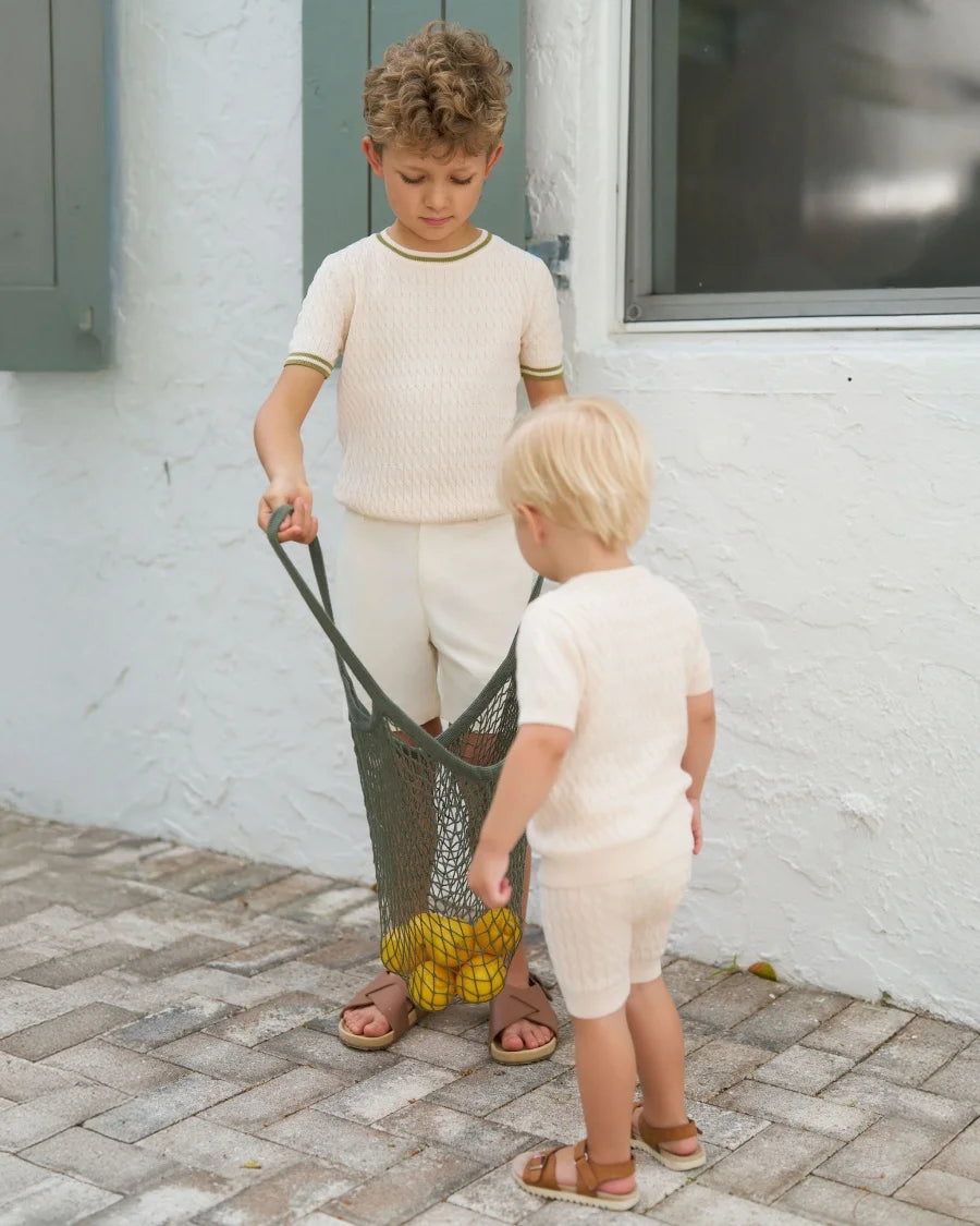 Blød pigekjole med smock - blomsterprint, bomuld, til matchende familieoutfits, sommerarrangementer