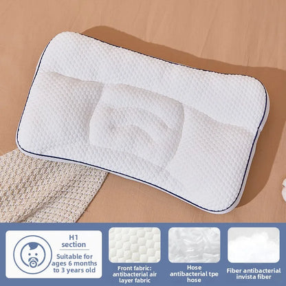 Baby Neck Support Pillow – All-Season Cotton Sleeping Pillow for Toddlers & Kindergarten Kids