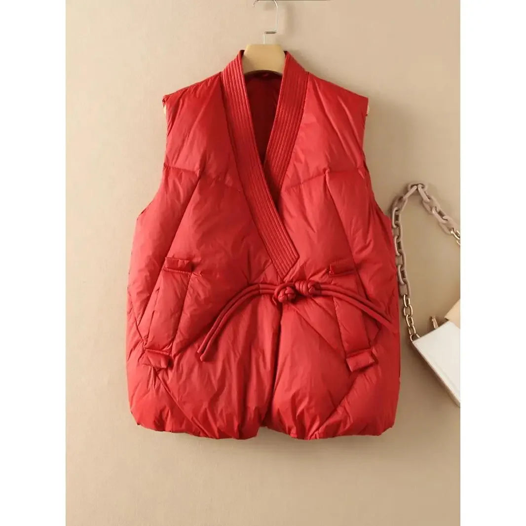 Insulating Womens Vest - Cropped Quilted, Streetwear