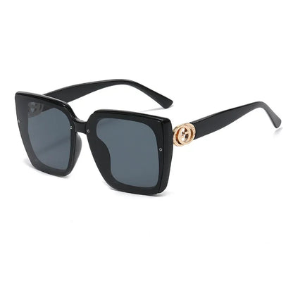 Store Ramme Firkantede Solbriller Kvinder Designer UV400 Rejse Eyewear Udendørs Mode