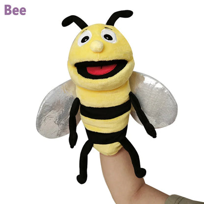 Marionette da dito insetto set di burattini in peluche per bambini personaggi insetti in cotone educativo regalo per il ritorno a scuola 2025