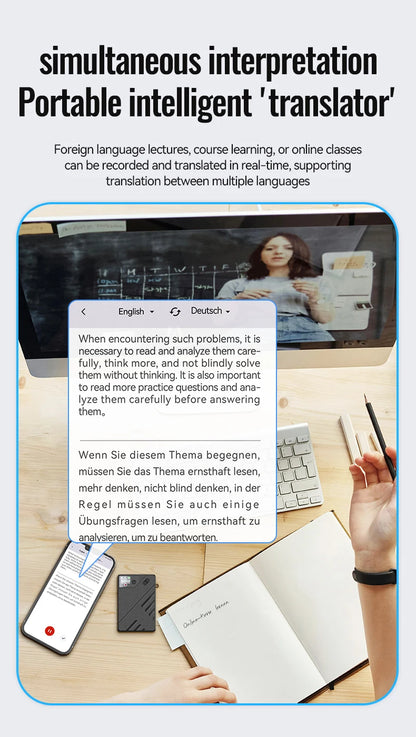 Enregistreur vocal IA avec transcription en temps réel et résumé