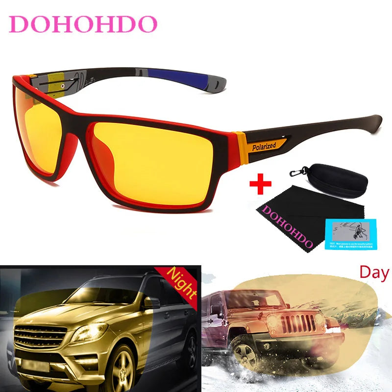 Night Vision Sunglasses Polarized Lenses For Night Driving UV400 Anti Glare Unisex Fall 2025