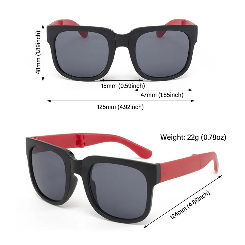 Kids Sunglasses Square Frame UV 400 Protection Outdoor Eyewear Summer 2026 Gift Idea