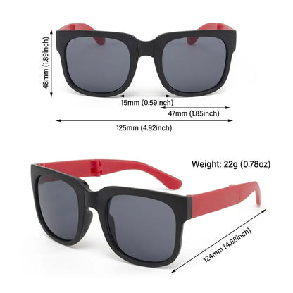Kids Sunglasses Square Frame UV 400 Protection Outdoor Eyewear Summer 2026 Gift Idea