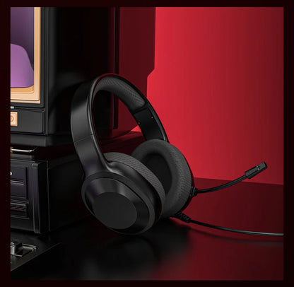Gaming Headset Wired Lightweight With Omnidirectional Mic