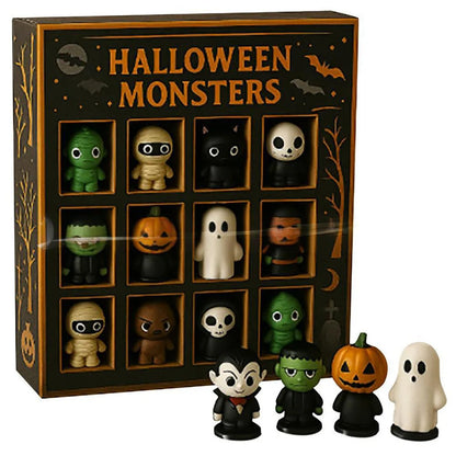 Calendario de Adviento de Halloween 12 Muñecas Mini Espeluznantes 2025