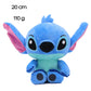 Eco-Friendly Disney Stitch Plush Doll - Soft Stuffed Animal, 20cm-25cm (7.8-9.8 inch) Gift for Kids' Birthdays