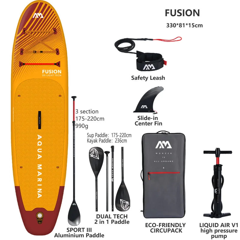 Variant image for Inflatable Stand Up Paddle Board 330x81x15cm with Complete Accessory Set for All Water Sports-2