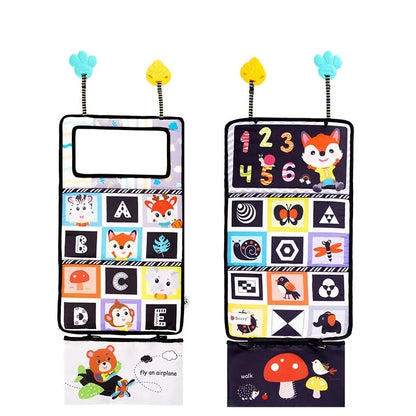 Variant image for High Contrast Baby Tummy Time Pillow with Mirror, Teething Toy, and Crinkle Paper for Infants 0-6 Months-5