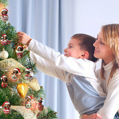 Calendario de Adviento de 24 Días con Figuras Ornamentales