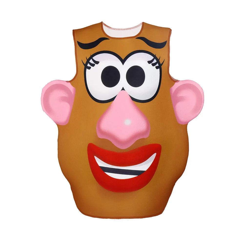 Bijpassende cosplaykostuumset voor koppels als Mr. en Mrs. Potato Head, Halloween-, carnaval- en feestoutfit 2026