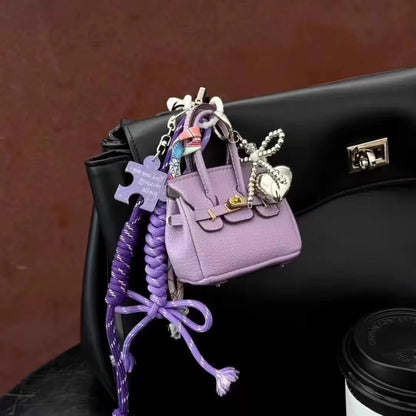 1+1 Gratis Birkin Inspiriertes Mini-Handtasche - Taschenanhänger mit Lanyard