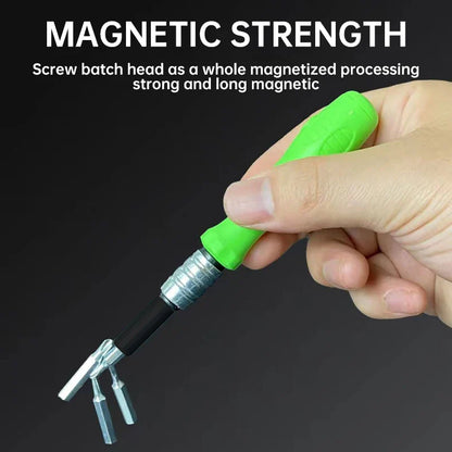 Precision Screwdriver Set 32-In-1 Magnetic Bits Repair Tool Kit For Phones And Tablets Green Handle Back To School 2025