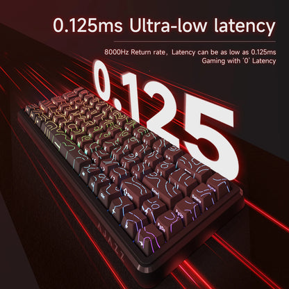 Teclado Mecánico Sixty Mini Inalámbrico ARGB Magnético Hall