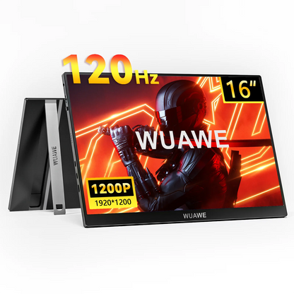 Écran portable 16 pouces 120Hz 1920x1200 HDR Cadeau de vacances