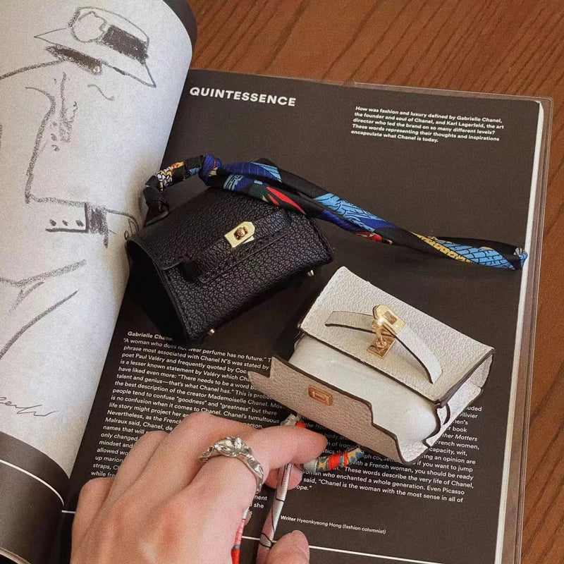 Bolso de mano mini inspirado en Birkin - Charm para bolso de negocios