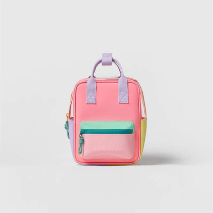 Sac à dos translucide patchwork couleur mini sac à dos gelée rentrée scolaire 2025 sangle d'épaule réglable sac mignon quotidien