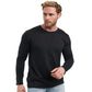 Merino Wool Thermal Base Layer Set Men's - 240G Midweight Long Sleeve Top & Free Hiking Socks