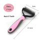 Pet Grooming Care Deshedding Brush for Dogs & Cats - Fur Remover & Knot Cutter Comb