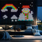 Smart LED Curtain String Christmas Lights - Programmable Fairy Lights for Bedroom, Wedding & Holiday Decor with Music Sync and Remote Control