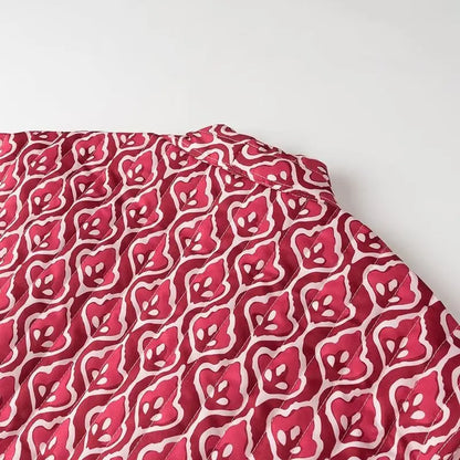 Insulating Women’s Quilted Vest - Loose Open Stitch, Cotton