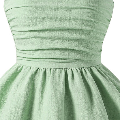 Soft Girls' Princess Dress - Tiered Sling Dress, Flattering, Polyester, For Birthday Party