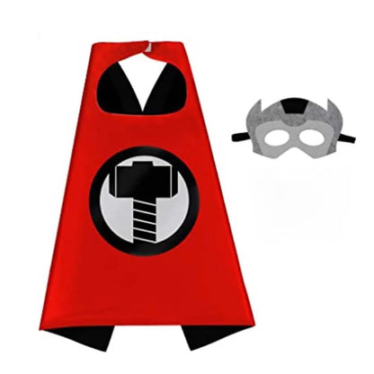 Set superheldencapes voor jongens en meisjes, verjaardagsfeest, cartoonverkleedkleding, Halloween-cosplayfeestbenodigdheden, paascadeau 2026