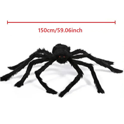 Enorme stoffen Halloween-spin voor binnen en buiten, tuin-, veranda- en spookhuisdecoratie 2026