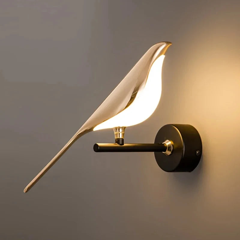 LumiBird LED Bird Wall Light Elegant Nature Inspired Sconces for Modern Living Spaces