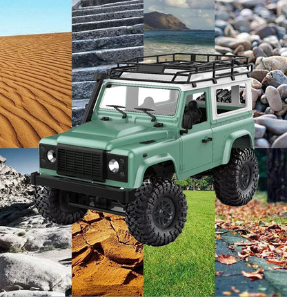 RC Truck 1/20 Scale 4WD Off Road Climbing Buggy Light 2.4G Remote Control Car All Terrain Toy Fall 2025 Gift Idea